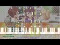ニューゲーム!! NEW GAME!! ED2 - ユメイロコンパス in Piano Cover