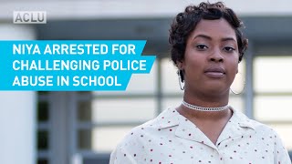 Niya arrested for challenging police abuse in school