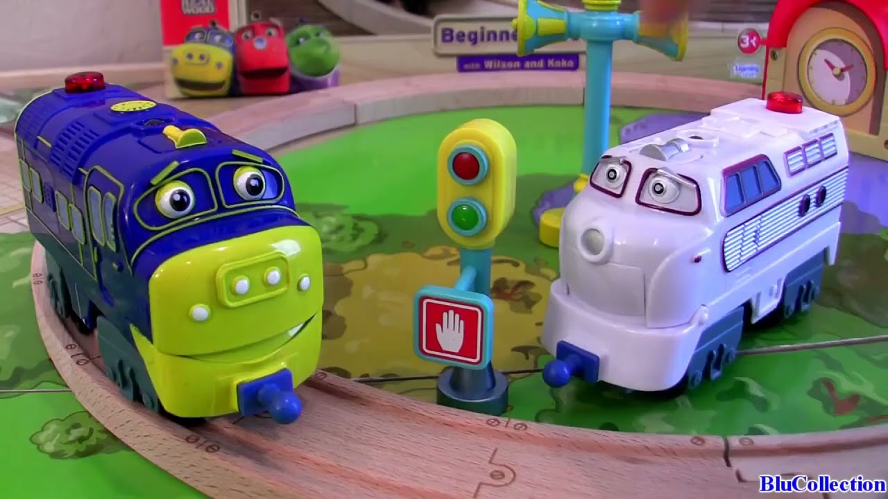 Chuggington Brewster and Chattsworth Interactive Railway talking toys trains (Reuploaded)