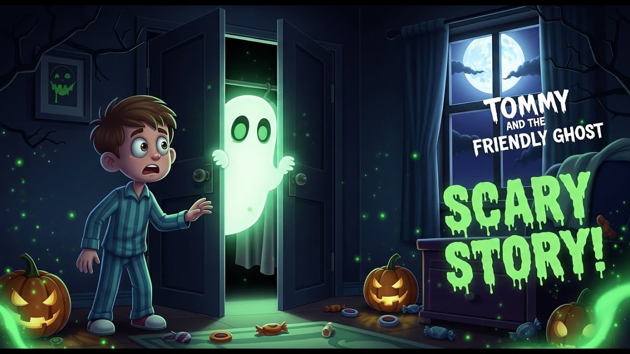 Tommy and the Friendly Ghost A Cute Halloween Story