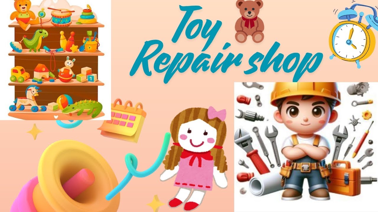 Toy Repair Shop for Kids | Fixing Dolls, Clocks & More!