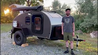 Black Bear Overland  Teardrop Camper Build and Feature Highlights