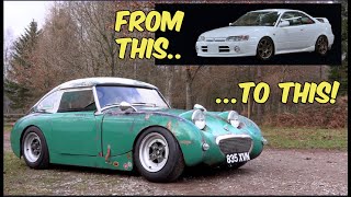 The Ultimate JDM Powered Sprite - Driving The Craziest, Most Incredible Austin Healey Ever