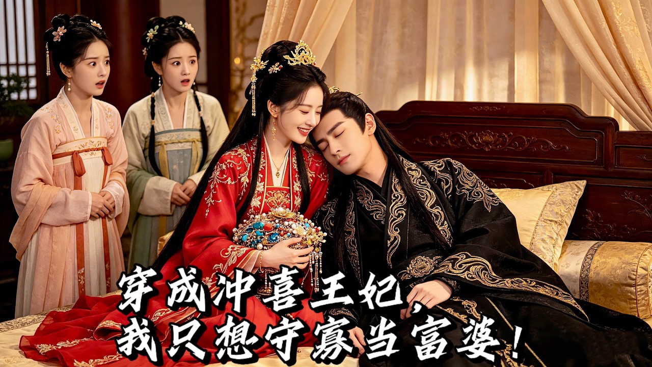 以為嫁了個昏迷的病秧子，殊不知他在裝睡？她天天盼著王爺趕緊死，好分家產跑路，他默默看她作死，憋笑憋出內傷！#短劇 #穿越 #drama #multisub