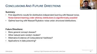 Recent Developments in Supervised Learning With Noise