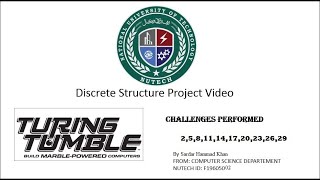 10 random Challenges selected from Turing tumble guide
