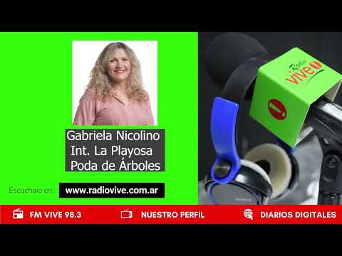 Gabriela Nicolino Int.  La Playosa Poda de Árboles