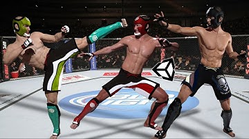 COMO CRIAR UM JOGO DE LUTA COM UNTIY 3D #unity3d