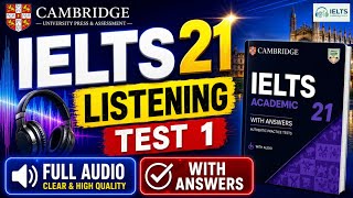 Cambridge IELTS 21 Listening Test 1 | Full Practice Test with Answers | ILR