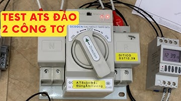 Bộ ATS 63A đảo luân phiên 2 công tơ 15 ngày tự động DITICO