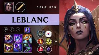 LeBlanc Mid vs Aurelion Sol - KR Challenger Patch 26.07