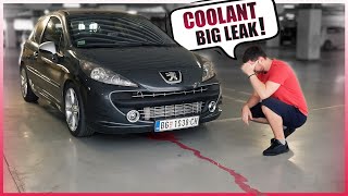 My Peugeot 207 GTI started Leaking Coolant!😔