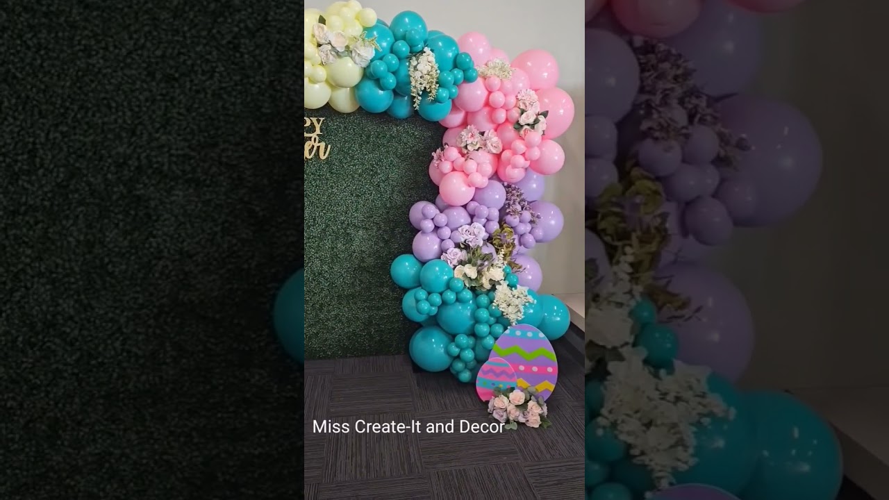 Easter Backdrop  | Balloon Decor  | 