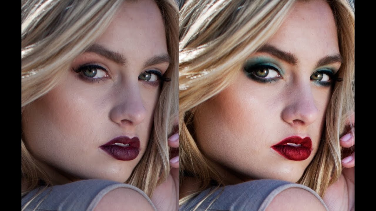 How To Edit And Change Makeup In Photoshop YouTube