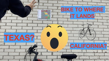 THROW A DART ON A MAP AND BIKE TO WHERE IT LANDS CHALLENGE!