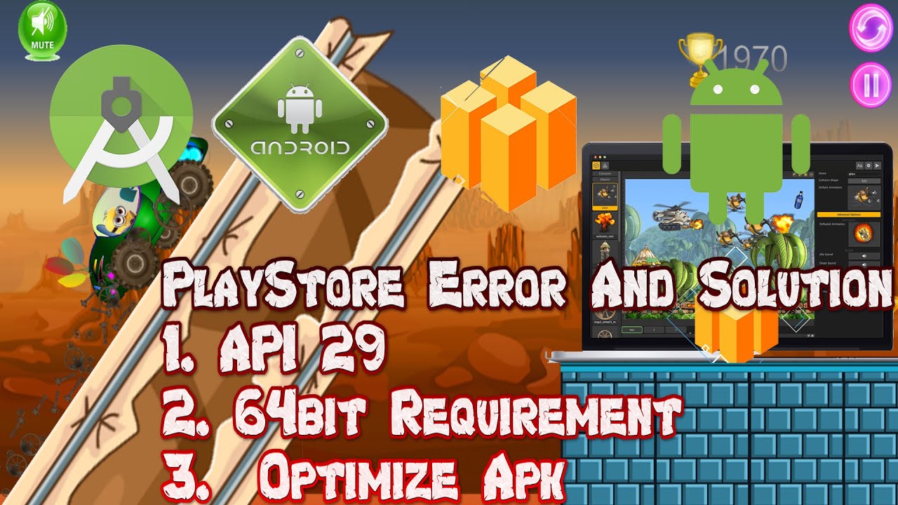 how to make your Own Android PC game Buildbox 22 ERROR of plays tore