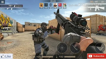 Standoff 2 gameplay video of Android/iOS High graphics fps multiplayer game same like CS:GO
