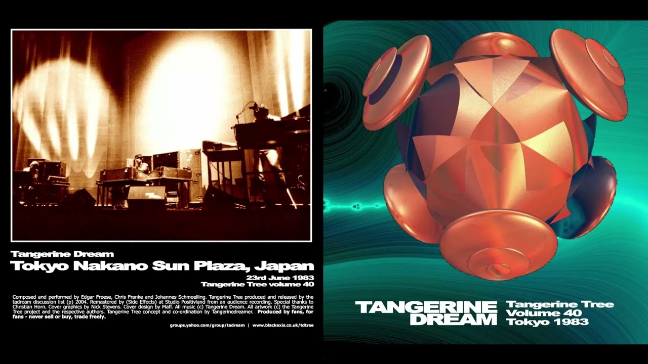 Tangerine Dream - Tokyo 23/06/1983 - YouTube