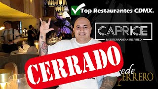 CAPRICE  ✅ ¿Por qué cerró este Top Restaurante de la CDMX? by Top Restaurants & Trips 439 views 1 month ago 5 minutes, 16 seconds