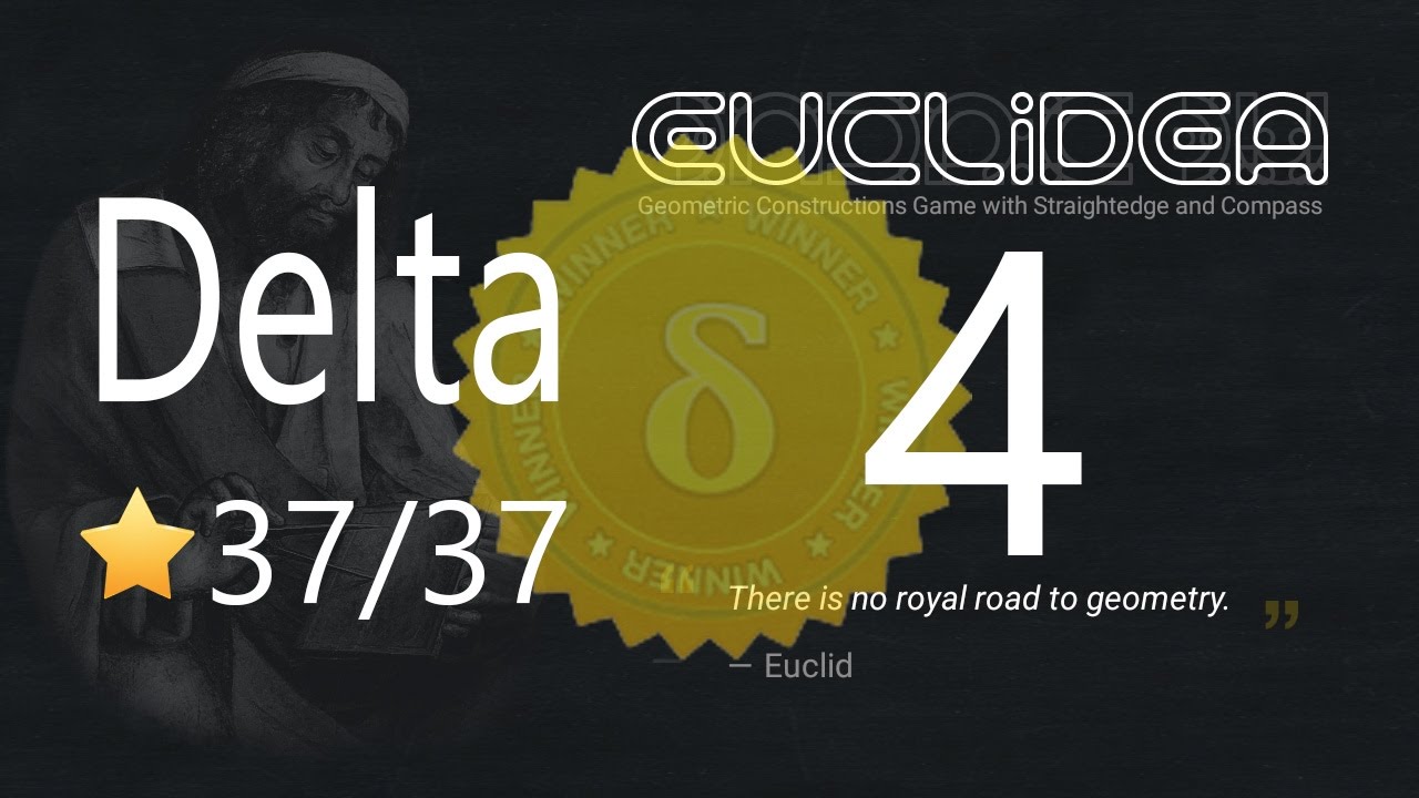 Euclidea 4 Delta 37 37 Youtube