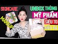 UNBOXING THÙNG MỸ PHẨM SIÊU TO | SKINCARE & MAKEUP SIÊU XỊN GIÁ CẢ HỢP LÝ!