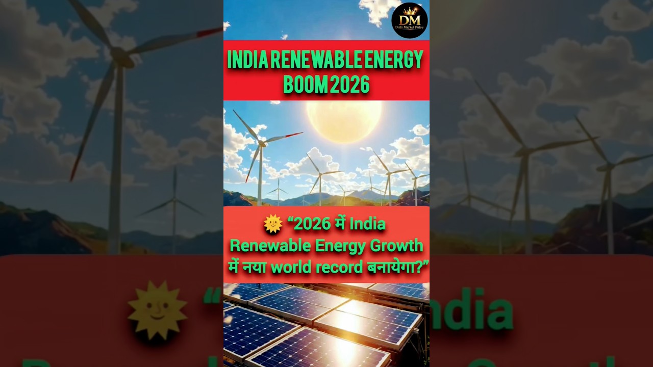 India Renewable Energy Boom 2026 🚀⚡| 