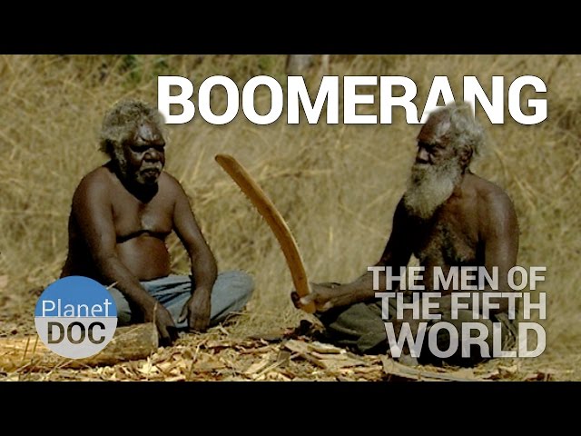 Boomerang. The Men of Fifth World | Tribes - Planet Doc Full Documentaries class=