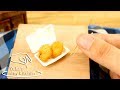mini food "台風コロッケ" 本当に食べられるミニチュア料理 #60 | Yuka's tiny kitchen