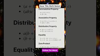 Part 8: Useful Math Notes! #MathNotes #maths #tutorial #mathematics #shorts  #education #shortvideo