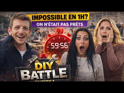 ⏱️ 1h Pour Creer Un Diy Unique Et Tenter De Repartir Avec 5000€ !! Nouveau Concept Brico / Diy !