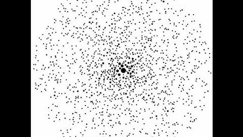 2k particle disk gravity simulation