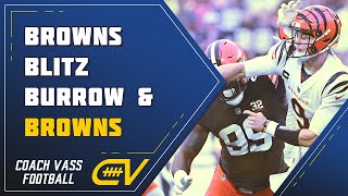 Browns Blitz Burrow into His Worst Performance