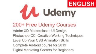200+ Free Udemy Courses 2019 - Learn CSS, HTML5, Java, SEO, Adobe XD, Affiliate Marketing, iOS