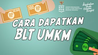 Ini Syarat dan Cara Mendapatkan Bantuan UMKM
