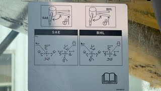 Cat 323 F Excavator Pattern Control Switch