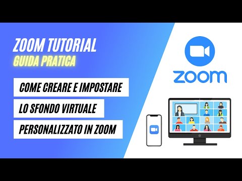 Come Creare e Impostare lo Sfondo Virtuale Personalizzato in ZOOM (Guida Pratica)