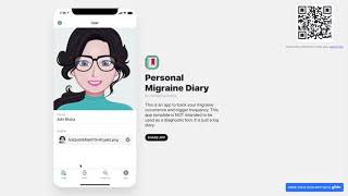 GlideApps: Personal Migraine Diary Template screenshot 1