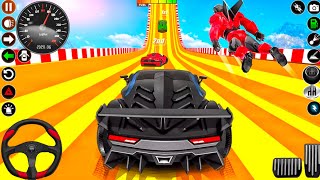 Superhero GT Car Stunt Master Simulator - Crazy Car Stunt Racing Games - Android Gameplay