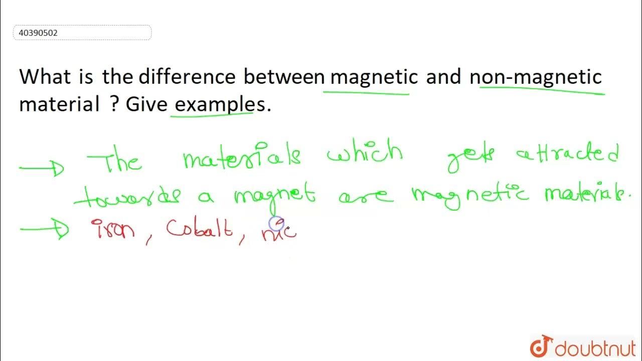 What is the difference between and material