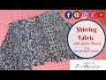 How to Gather Fabric (Shirring) with Elastic Thread | Brother Sewing Machine | Quick Sewing Tips #10