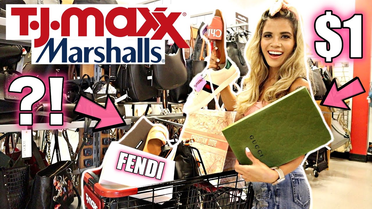 LUXURY SHOPPING SPREE AT MARSHALLS! Valentino, Gucci, Louis Vuitton & MORE!  