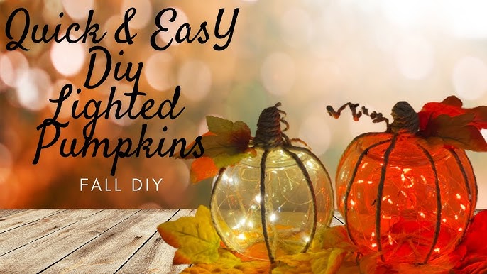 Dollar Tree fall craft- a tray turned pumpkin! - Wilshire Collections