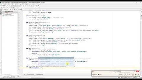 2. Socket chat application using Python - GUI(Part 2)