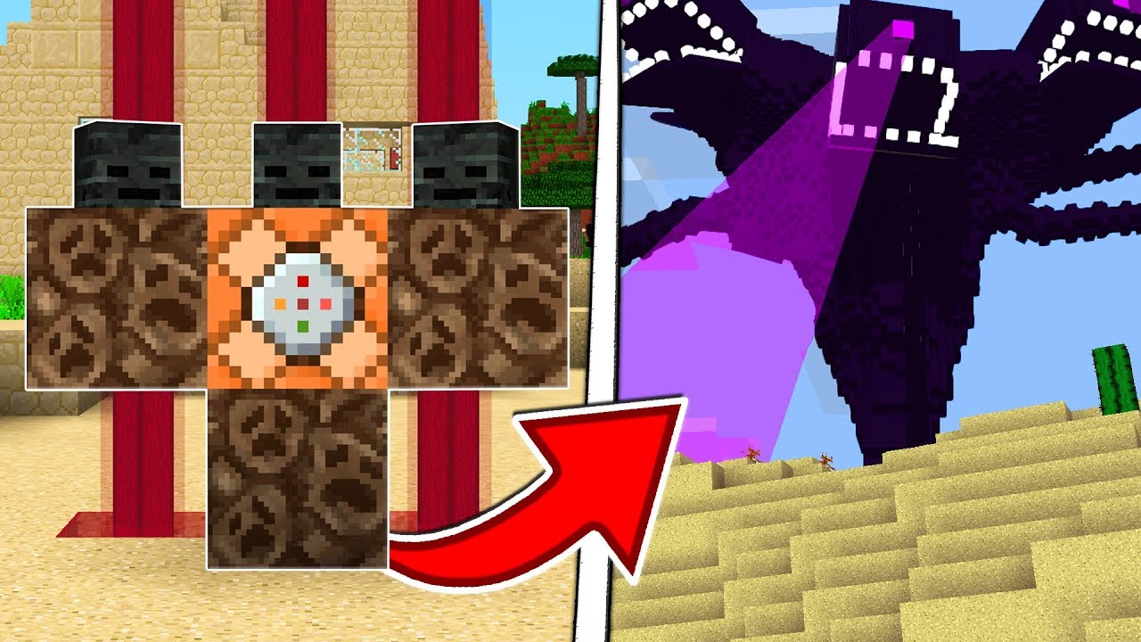 CREATING THE WITHER STORM MINECRAFT BOSS! 