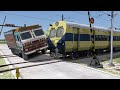 MEMU Train vs Truck – stops the train :--: Train simulator 2024