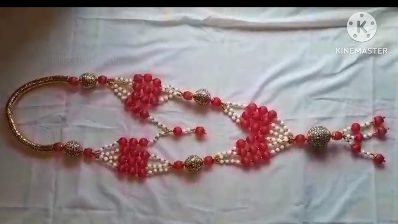 Garland Making /Garland/ haram/hara/moti mala/Bead garland for God/pearl garland/fancy vip garland