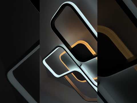 Світильник LED smart INFINITY VIOLUX 90W 3000-5000K +пульт IP20 білий, видео 1