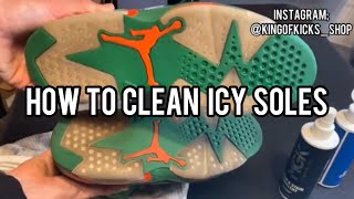 HOW TO CLEAN ICY SOLES OF SNEAKERS • HOW TO USE SHOE MGK SNEAKER CLEANER