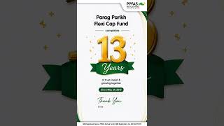 Parag Parikh Flexi Cap Fund Completes 13 Years | PPFAS