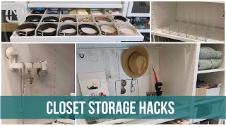 7 clever CLOSET ORGANIZATION ideas: ACCESSORIES